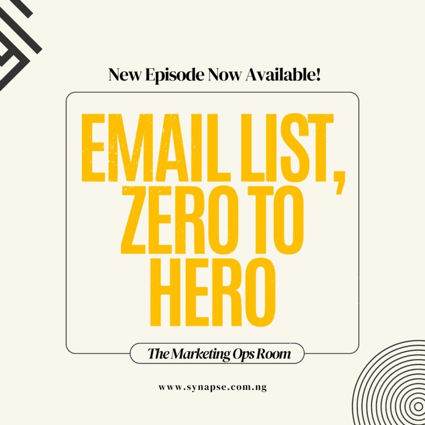 Email List, Zero to Hero