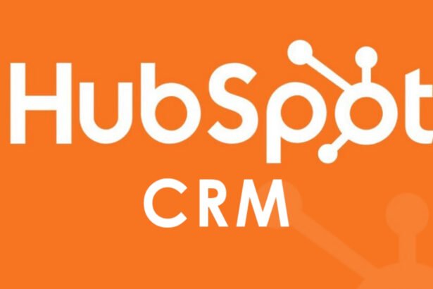 HubSpot CRM logo showcasing customer relationship management software